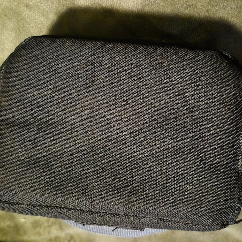 Vivitar Black Nylon Padded Camera Bag Case with Belt Loop and Mesh Pocket